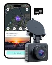 Dash Cam Nexar Beam GPS com Cartão SD de 32GB e Armazenamento Ilimitado na Nuvem