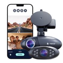 Dash Cam Nexar Pro Dual com assinatura de 1 ano e SD de 256 GB