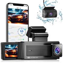 Dash Cam OPVICAM V6D 4K+1080P frontal e traseira com GPS WiFi Dash Cam OPVICAM V6D 4K+1080P frontal e traseira com GPS WiFi