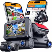 Dash Cam ROVE R3 frontal e traseira com cabine 1440P+1080P+1080P
