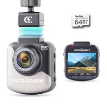 Dash Cam UltraDash C1 + Micro SD 64GB - Magnético, Imagem Noturna HDR, Grande Angulação