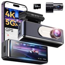 Dash Cam VICDREAM Dual 4K UHD - Frontal e Traseira com GPS e WiFi