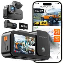 Dash Cam WOLFBOX X5 4K HDR 3 canais, visão noturna STARVIS 2 IMX678 Dash Cam WOLFBOX X5 4K HDR 3 canais, visão noturna STARVIS 2 IMX678