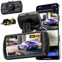 Dash Cam YEECORE 4K+1080P - Frontal e Traseira com GPS e WiFi