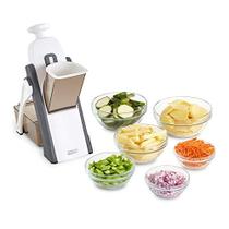 Dash Safe Slice Mandoline Slice Slice, Julienne + Dicer for Vegetables, Meal Prep & More with 30+ Presets & Thickness Adjuster - Cinza