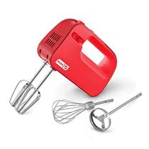 Dash SmartStore Mixer de mão elétrico compacto de luxo + batedor e milkshake acessório para batidas, vermelho
