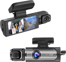 Dashcam Wagoyo de lente dupla 3,16" IPS com visão noturna Dashcam Wagoyo de lente dupla 3,16" IPS com visão noturna