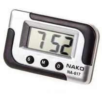 Data e Hora Relógio Digital Nako NA-617A com Alarme e Cronômetro para Painel de Carro e Mesa Data e Hora Relógio Digital Nako NA-617A com Alarme e Cronômetro para Painel de Carro e Mesa
