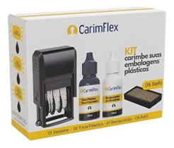 Datador + 5 Refil + 1 Tinta Embalagem Plástica + Restaurador