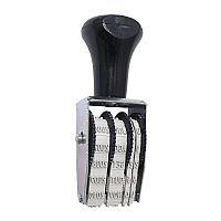 Datador Manual de Borracha 3mm para Marcação de Data
