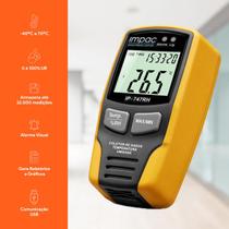 Datalogger / Coletor de Temperatura e Umidade Mod.: IP-747RH