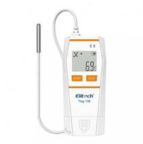 Datalogger de temperatura com sensor externo e certificado de calibração rastreável à rbc - tlog-10e