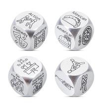 Date Night Dice FOOZDEEVAAQ para casais: Food & Movie Dice