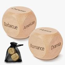 Date Night Dice Set Esporta Wood Food Dinner Decision