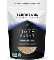 Date Sugar Terrasoul Superfoods Organic 454g de baixo índice glicêmico