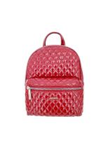 David Jones Mochila Feminina Patenteada Kca6650 - Vermelho