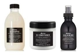 Davines Oi Shampoo 280 Ml + Cond 250 Ml + One Milk 135 Ml