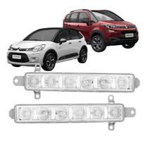 Daylight Pisca Parachoque Dianteiro Citroen C3 2013 até 2020 Aircross 2017 até 2021 Par 2 peças Daylight Pisca Parachoque Dianteiro Citroen C3 2013 até 2020 Aircross 2017 até 2021 Par 2 peças