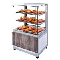 DBCQ.70 - Balcão Quente Clean para salgados 70cm Prata - 220V - Omega