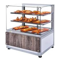 DBCQ1.0 - Balcão Quente Clean para salgados 1,0m Prata - 220V - Omega