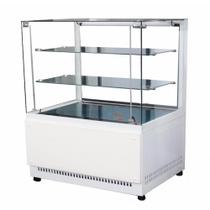 DBCR1.0 Balcão Refrigerado Retilíneo Branco - Clean - Para doces e bolos 1,0m - DBR - 127V - Omega