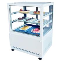 DBR1.0 - Vitrine Refrigerada para bolos e doces 1,0m Branca - 127V - Omega - Comercial