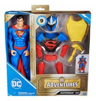 Dc - Boneco Superman Homem De Aço De 30cm Com Acessórios Dc - Boneco Superman Homem De Aço De 30cm Com Acessórios