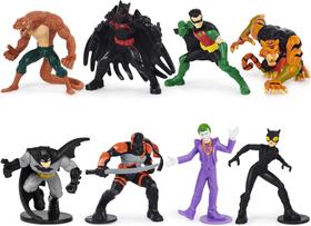 DC Comics Batman, 2 polegadas Scale 8-Pack of Collectible Mini Batman Action Figures (Amazon Exclusive), para crianças de 3 anos ou mais