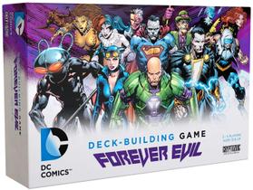 DC Deck-Building Game: Forever Evil - É bom ser ruim - Jogue como DC Universe Villains Harley Quinn, Deathstroke,Black Adam - 2 a 5 Jogadores - Idades 15+ - Cryptozoic Entertainment