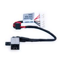 Dc Jack bringIT Compatível Com Dell Inspiron I15 15-5000 com Cabo 4.5x3.0mm