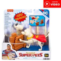 DC Super Pets Mini Bonecos Krypto e Porquinho da Índia + Acessórios - Mattel HGL12