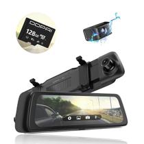 DDPAI Mola E3 Câmera Espelho Veicular 2K+1080P com Tela de 10 polegadas Controle por WIFI-APP