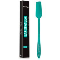 de espátula de pote de silicone Raspador de borracha antiaderente resistente ao calor de 600F Perfeito para Frascos, Smoothies, Liquidificadores Um Pedaço Utensílios Panelas de cozinha duráveis (UpGood Espátulas Profissionais, Teal)