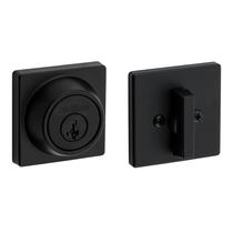 Deadbolt Lock Kwikset 660 Preto fosco contemporâneo