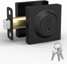 Deadbolt Lock Mega Handles Laura Heavy Duty Matte Black