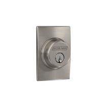 Deadbolt SCHLAGE B60 N CEN 619 Century Trim em níquel acetinado