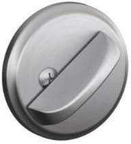 Deadbolt Schlage B80 626 Satin Chrome de um lado 6,35 cm