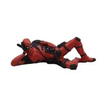 Deadpool 2 Anime Figura De Ação Sentado Deitado Postura X-men Mini Boneca Decoração Estatueta