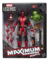 Deadpool Deluxe Maximum Series Marvel Legends 15 Cm Articulado C/ 20 Acessorios - Hasbro