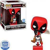 Deadpool Xerife Montando a Cavalo Figura Marvel POP