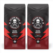 Death Wish Café de Tueste Oscuro Molido 454g Paquete de 2 Orgánico Death Wish Café de Tueste Oscuro Molido 454g Paquete de 2 Orgánico