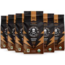 Death Wish Coffee, Café Moído Torra Média, Pacote com 6 Death Wish Coffee, Café Moído Torra Média, Pacote com 6