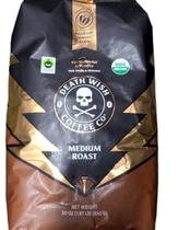 Death Wish Coffee Torra Média Grãos Inteiros 850g Orgânico Death Wish Coffee Torra Média Grãos Inteiros 850g Orgânico