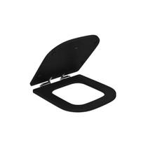 Deca Assento Vaso Slow Close Piano Cromado Ebano Fosco