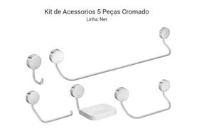 Deca Kit Acessorios P/ban Cr Net 5pc 2000.c01