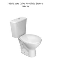 Deca Vaso Izy com Cx Acoplada Branco P111.17 + Cd00.17