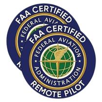 Decalque Adesivo eDesign Remote Pilot Drone x2 - Certificado FAA Decalque Adesivo eDesign Remote Pilot Drone x2 - Certificado FAA