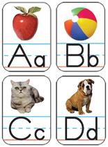 Decalque autocolante Carson Dellosa Alphabet Photographic Shape