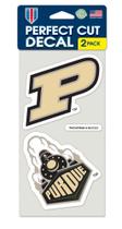 Decalque autocolante WinCraft NCAA Purdue University, conjunto de 2