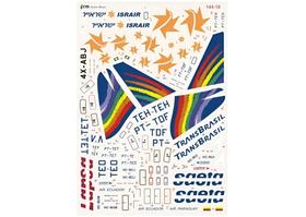 Decalque Boeing 737-300 e 400 TransBrasil 1/144 - FCM 14418